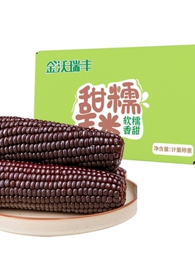 【非转基因】黑糯玉米段180gx10根