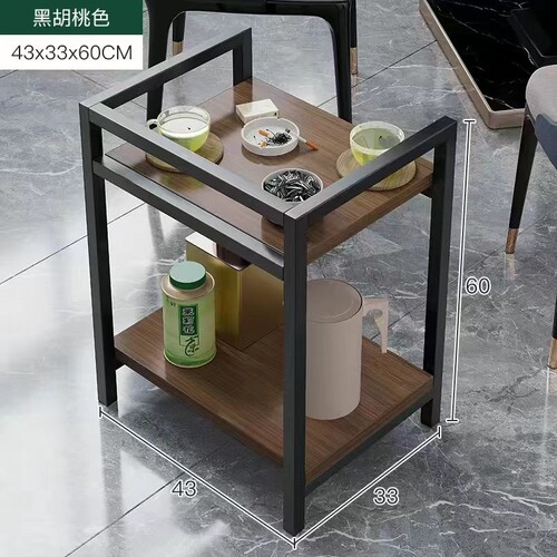 麻将馆茶杯架客厅桌可移