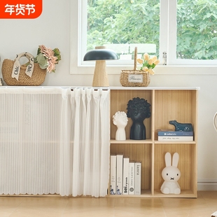 柜子遮挡帘防尘帘衣柜门帘粘贴鞋柜免打孔橱柜纱帘帘子隔音滑轨