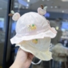 婴儿帽子夏季薄款可爱超萌女宝宝男女防晒遮阳渔夫帽婴幼儿太阳帽