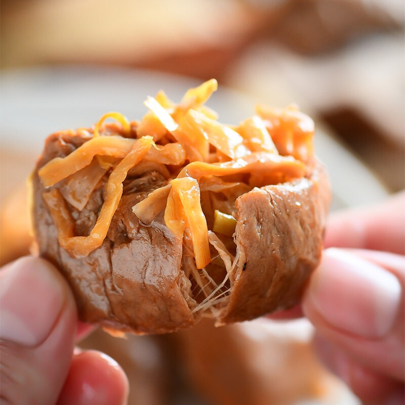 笋丝豆干 烤肉豆脯夹笋丝网红办公室零食豆腐香辣味 200克