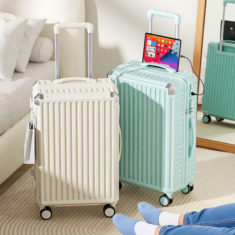 行李箱拉杆箱大容量旅行箱学生耐用密码皮箱子男女结实登机高颜值