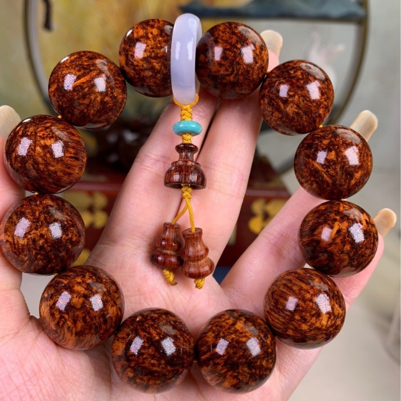 缅甸黄花梨缅黄老挝媲美海南佛珠