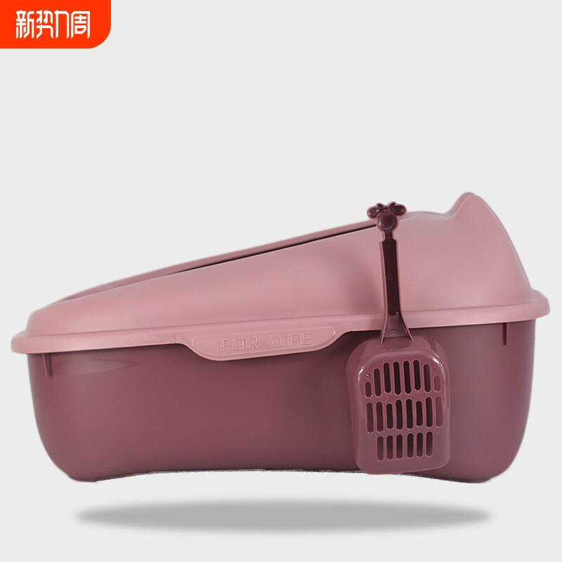猫砂盆防外溅全半封闭式大号猫厕所除臭猫沙盆猫屎盆小号猫咪用品