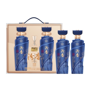 清香型白酒婚宴请 2瓶礼盒装 汾杏酒珍酿F18 53度475ml