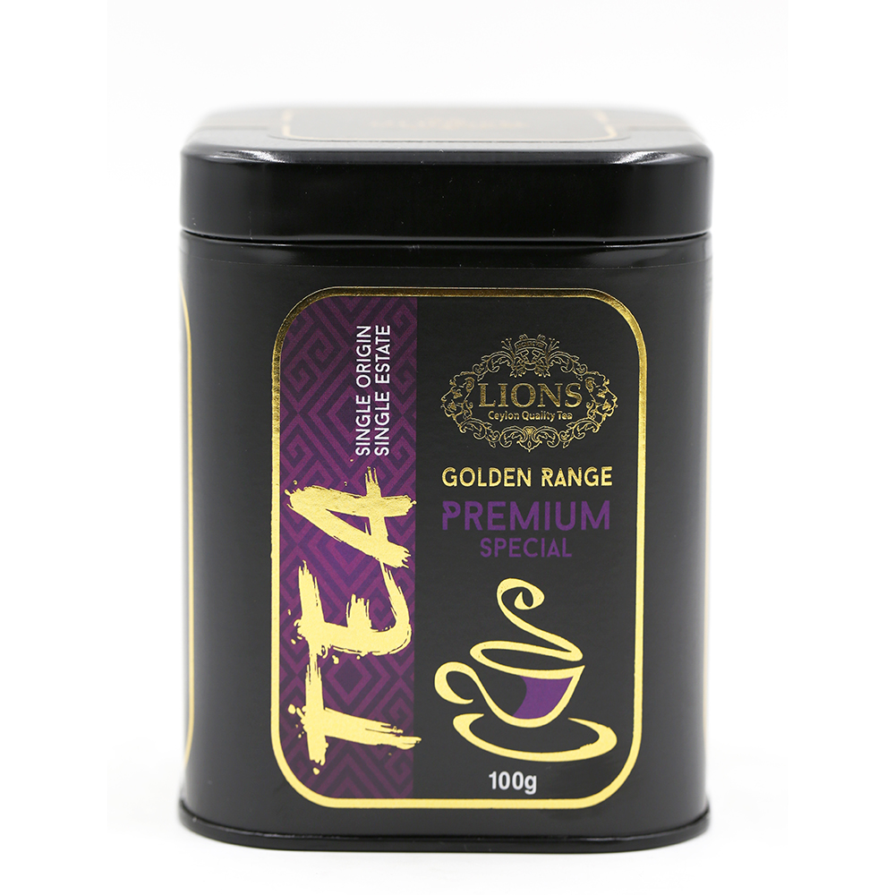 Lions狮王斯里兰卡进口罐装散茶100g/罐PS罐装纯正锡兰红茶冷泡茶