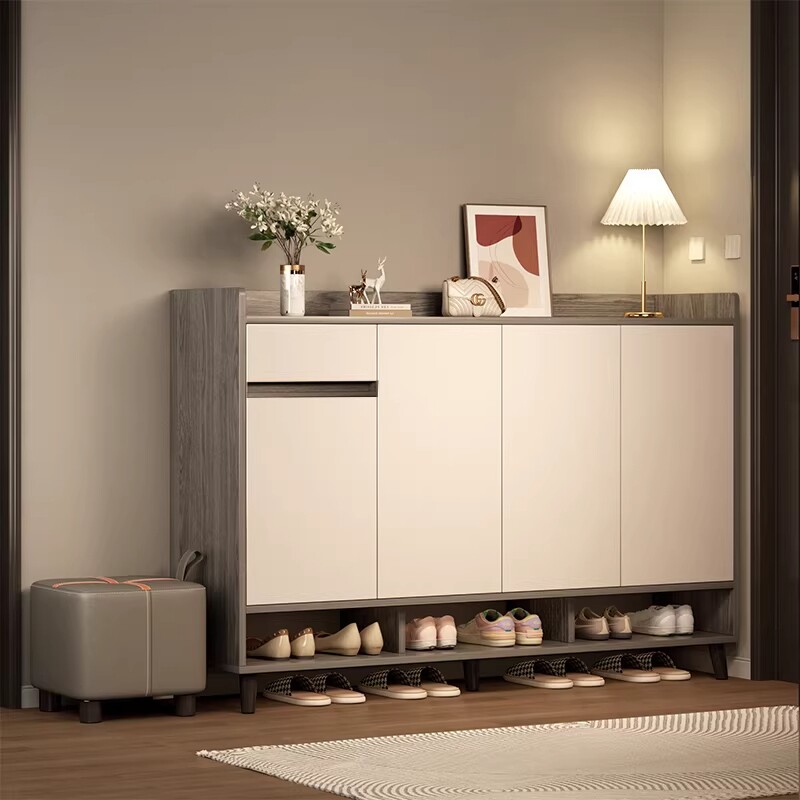 鞋柜家用门口2026新款爆款外走廊用入户玄关柜储物柜一体楼道鞋架