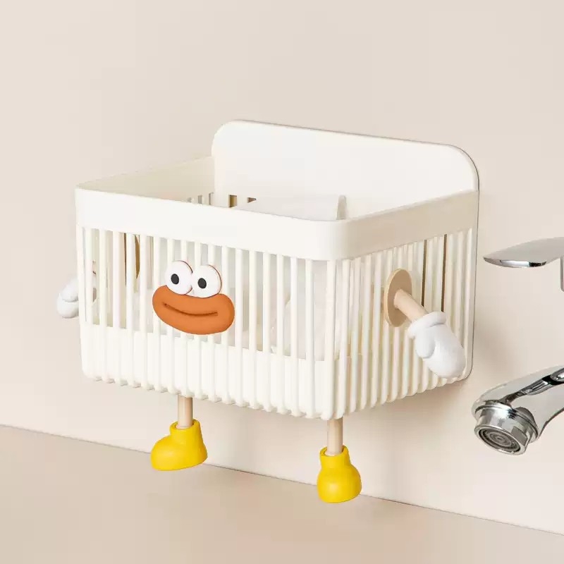 洗脸巾收纳盒洗漱台废弃棉柔巾二次收纳浴室卫生间壁挂镂空置物架