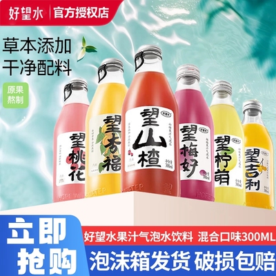 好望水望有米新年祝福饮料气泡水
