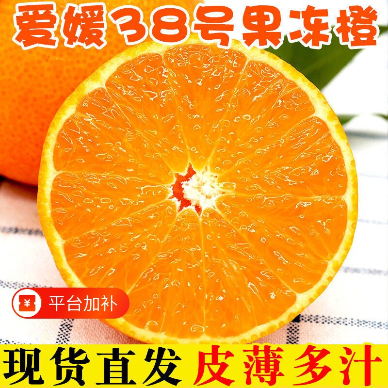 正宗四川爱媛38号果冻橙新鲜应当季孕妇水果冰糖橙子眉山产地直发