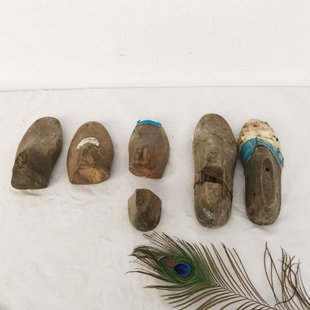 老物件鞋模子鞋撑子民俗怀旧模型老旧木质鞋老鞋楦老鞋匠修鞋模具