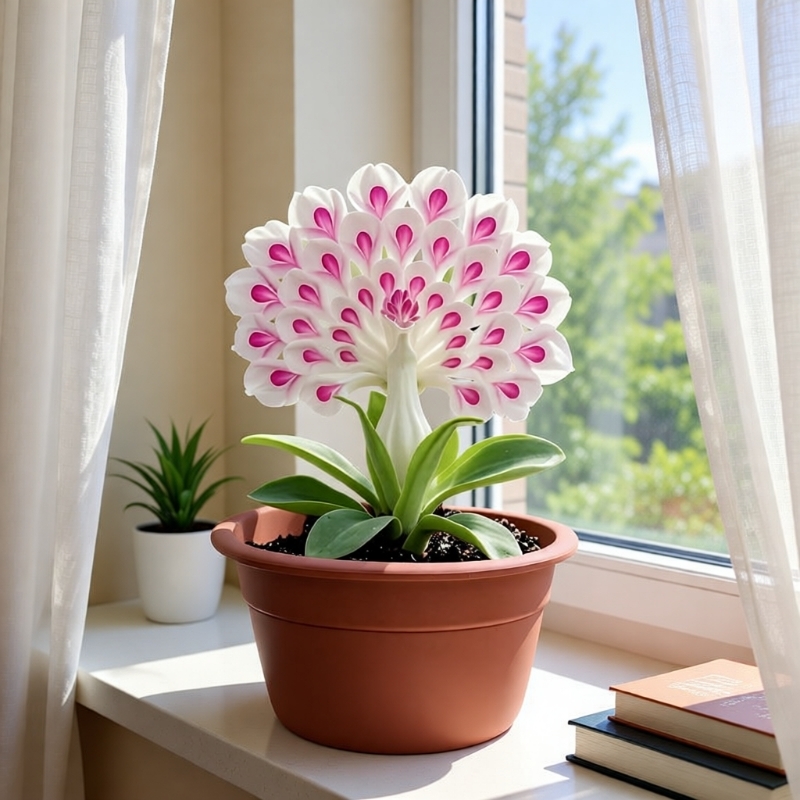 新品大花雀屏花球根四季开花盆栽绿植花卉客厅办公室内绿植苗植物