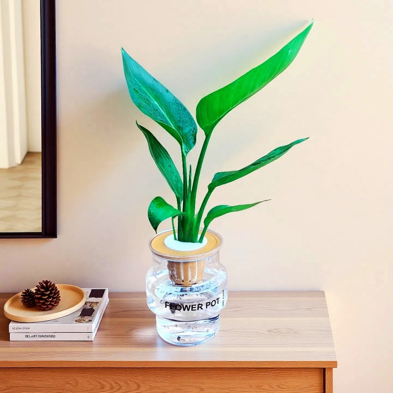 水培天堂鸟植物绿植盆栽室内好养办公室净化空气桌面美观植物耐阴