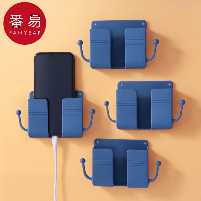 手机支架/充电AB1sn0-手机充电支架电视空调遥控器床头收纳免打