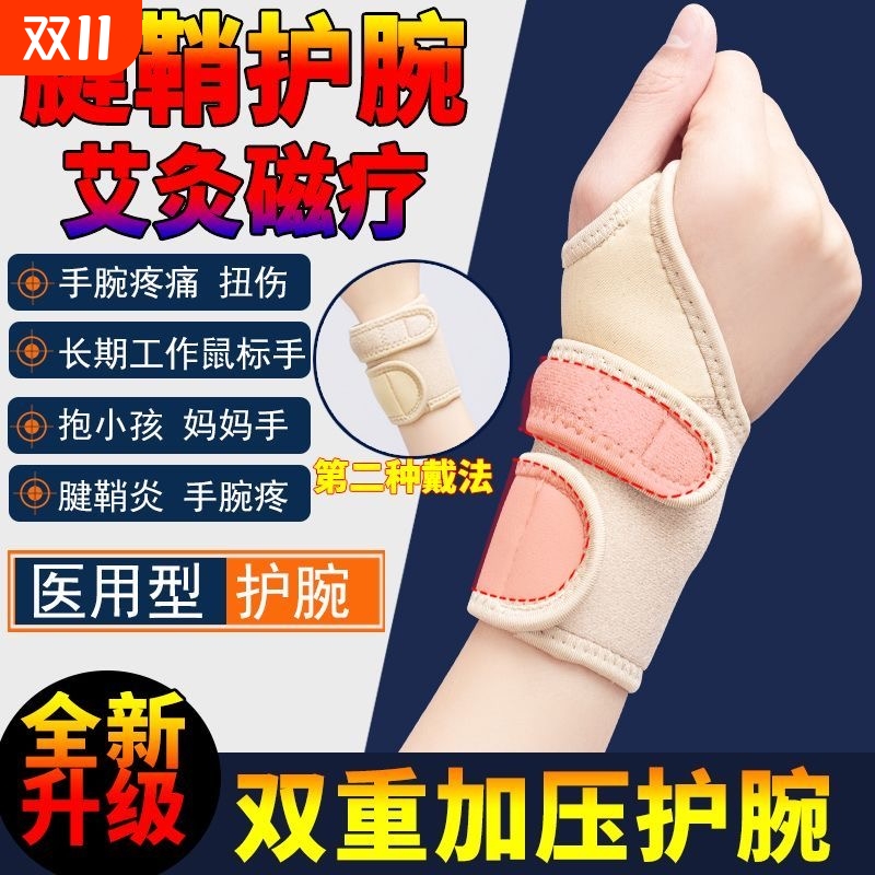 护腕女款扭伤手腕男款手腕护套保暖腱鞘关节劳损疼痛发热炎保护套