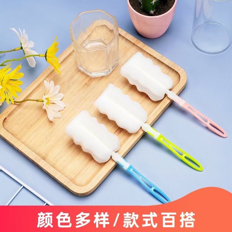 家用海绵杯刷长柄保温杯刷子多功能可拆卸杯子杯刷奶瓶清洁刷