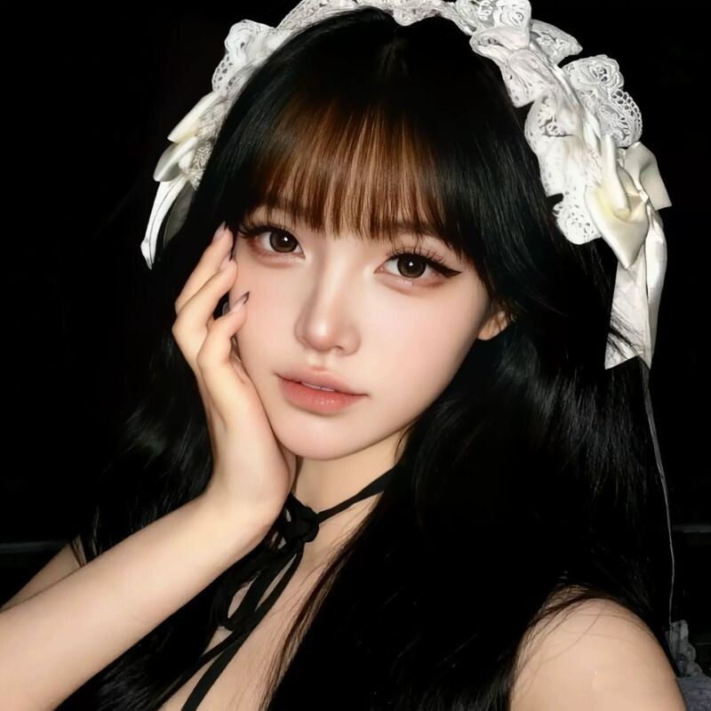 Lolita白色蕾丝蝴蝶结发带法式复古甜美宫廷风头饰新款lo娘发