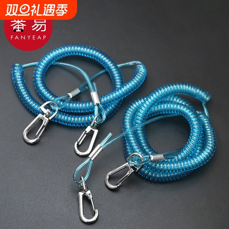 鱼竿失手绳A1pn0-伸缩自动护竿放杆绳溜鱼钓鱼用品垂钓装备鱼具