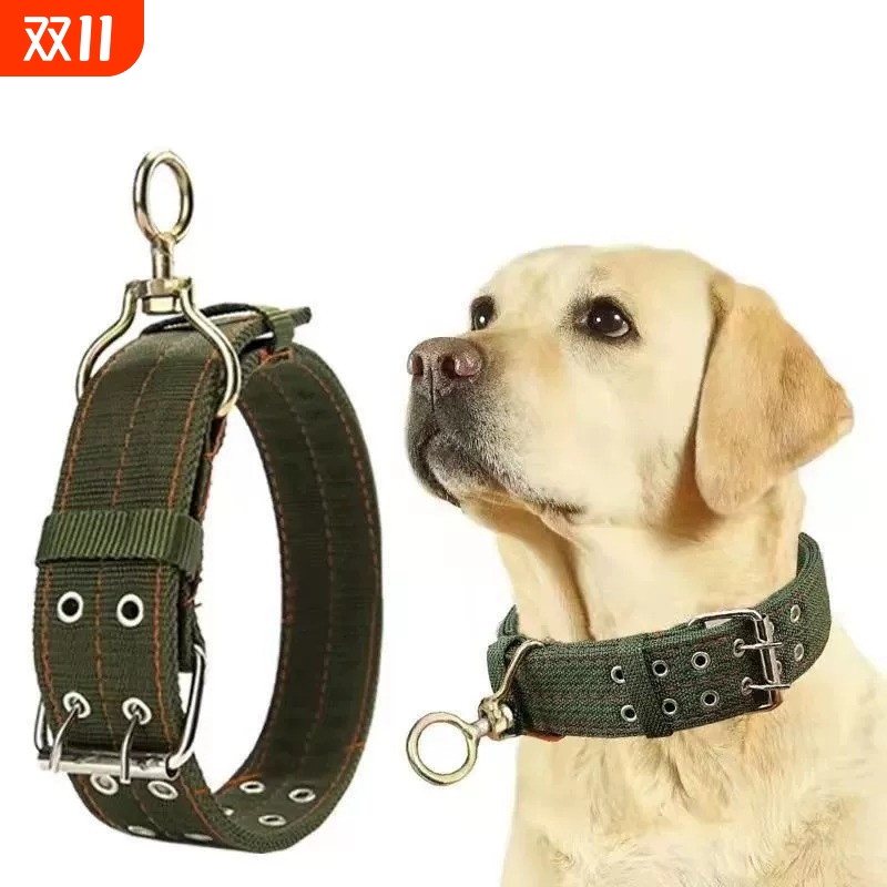 狗狗项圈中型犬拴狗绳脖套牵引绳大型犬小型犬遛狗绳加粗狗圈结实