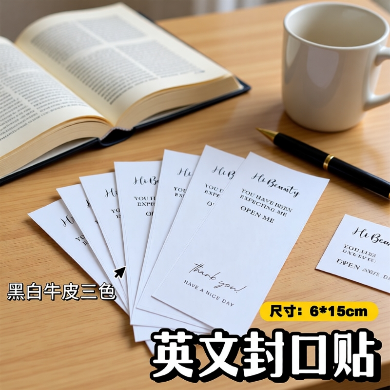 牛皮纸复古封口贴|超2000次加购