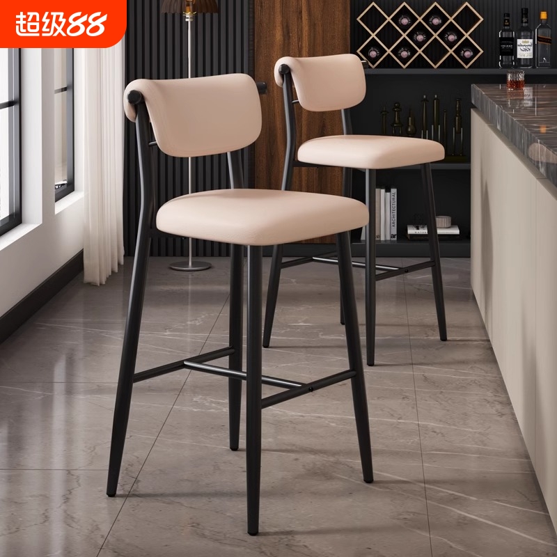 吧台椅靠背高脚椅酒吧高脚凳吧凳