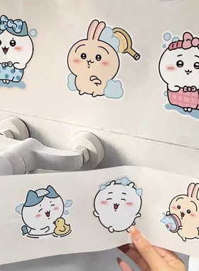 chiikawa浴室装饰墙贴遮丑补洞贴