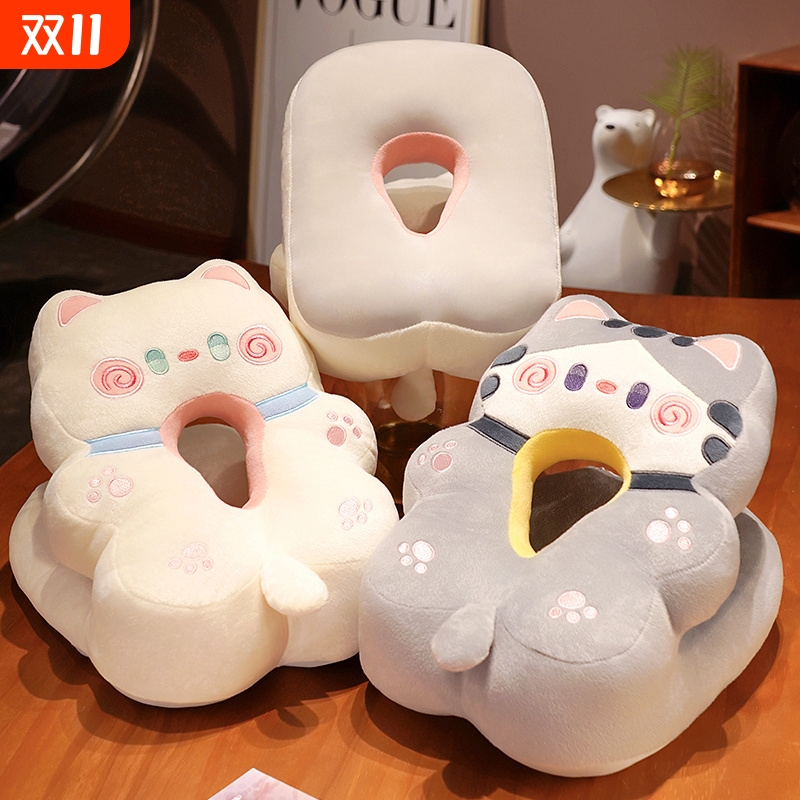 午睡毛绒抱枕可水洗|千人回购