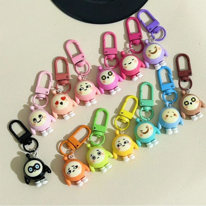 多巴胺蛋仔挂件钥匙扣周边书包学生奖励可爱挂饰汽车钥匙链卡通潮