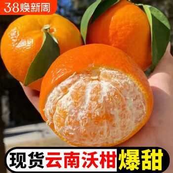 正宗云南爆甜沃柑水果新鲜应季当季橘子桔子整箱包邮蜜桔蜜橘现摘实付13.2元到手包邮