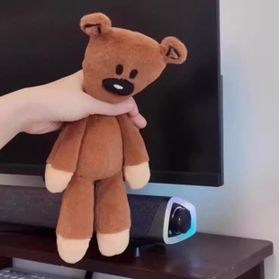 憨豆先生周边憨豆熊毛绒玩具小熊豆豆熊公仔电视剧同款 玩偶礼物