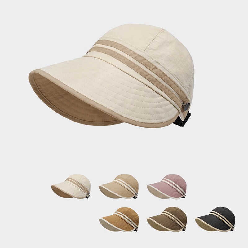 户外帽子女渔夫登山帽男款大帽檐西部牛仔帽夏季大头围遮阳防晒帽