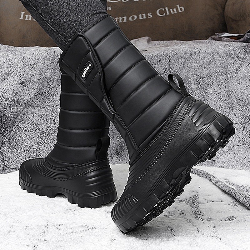 俄罗斯雪地靴男冬季加绒保暖棉鞋长筒防水靴子皮毛一体男鞋大码45,流行男鞋,时尚雪地靴,淘宝优惠券,粉丝福利购,淘宝优惠卷