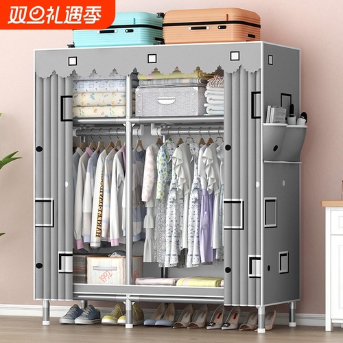 全钢架加厚布衣柜|超9000次加购