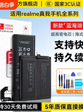角能适用真我gtneo5电池gt5原装gt大师gt2pro探索realme手机q2 q3pro大容量x7pro至尊x50原厂v11 v20闪速版2t