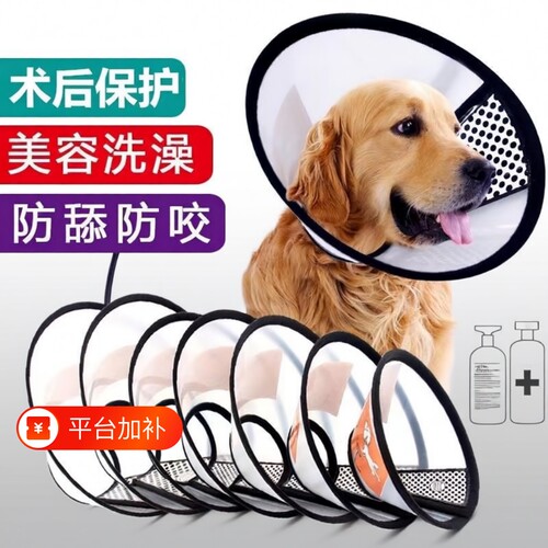 伊丽莎白圈猫咪狗狗头套防舔