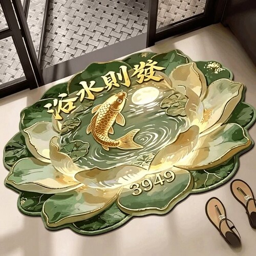 则發新款加厚防滑吸水卫生间地垫地毯硅藻泥浴室卫浴小尺寸裁剪