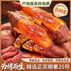 正宗山东糖心烟薯25号蜜薯净重中大果5斤