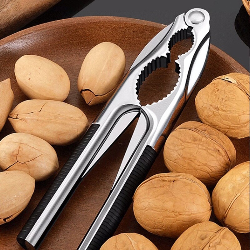 锌合金核桃夹子家用榛子夹钳子神器开坚果山核桃工具夹核桃剥壳器