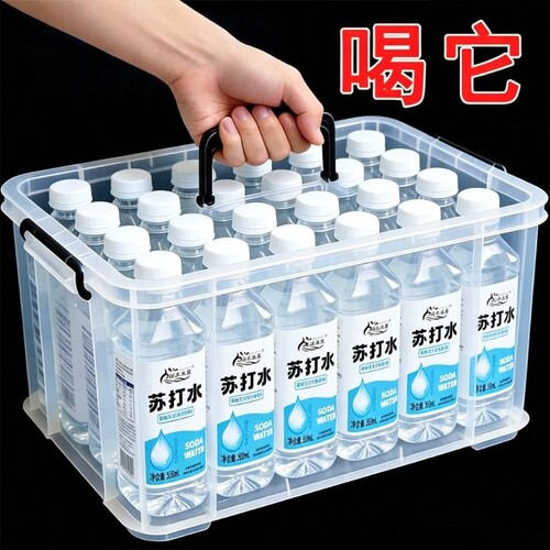 苏打水整箱24瓶*350ml弱碱性0脂0卡无汽饮用水原味苏打水