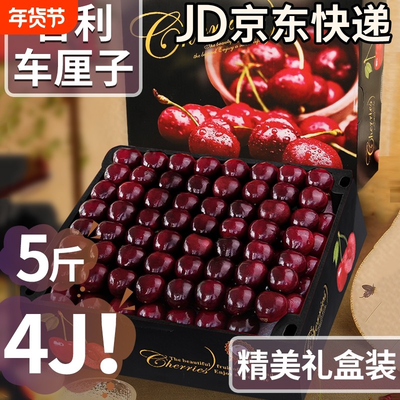 智利车厘子5斤4J新鲜进口水果当季整箱孕妇可食樱桃整箱现货包邮,水产肉类/新鲜蔬果/熟食,车厘子/樱桃,淘宝优惠券,粉丝福利购,淘宝优惠卷