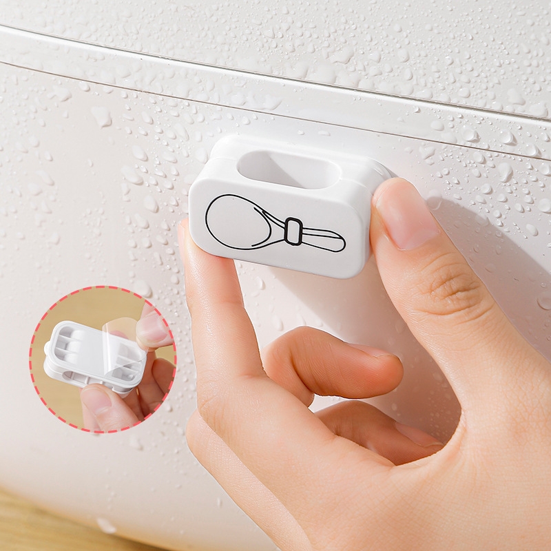 饭勺收纳架厨房壁挂电饭煲饭铲置物架磁吸挂钩勺子固定神器小粘