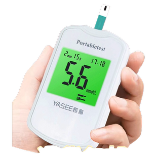 雅斯血糖仪家用高精准血糖检测仪器测试纸正品测糖测量健康医用级