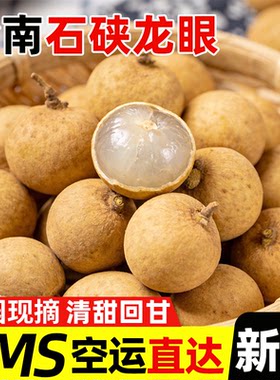 【空运】广东石硖龙眼新鲜当季水果现摘精品大果细嫩莹白肉厚整箱