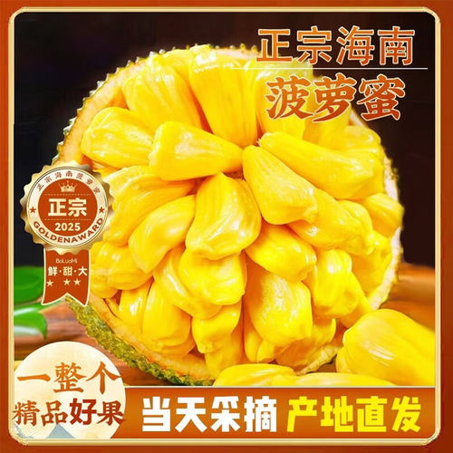 海南三亚黄肉菠萝蜜一整个