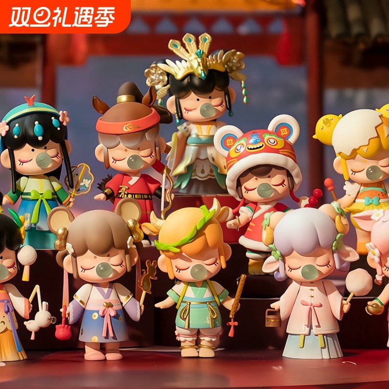 国版十二生肖2024新款网红盲盒手办潮玩公仔模型摆件女生生日礼物