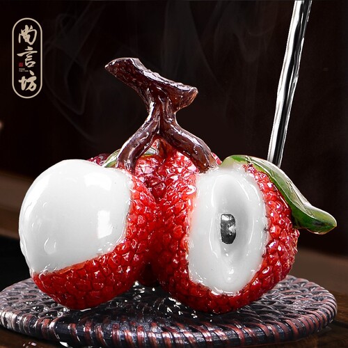 变色荔枝茶宠茶桌摆件茶具配件