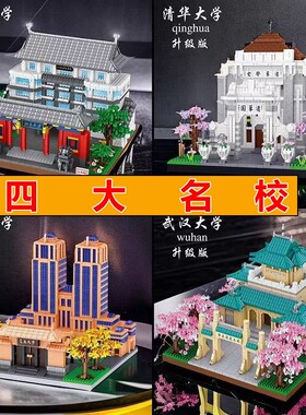 【清仓】大学积木模型拼装