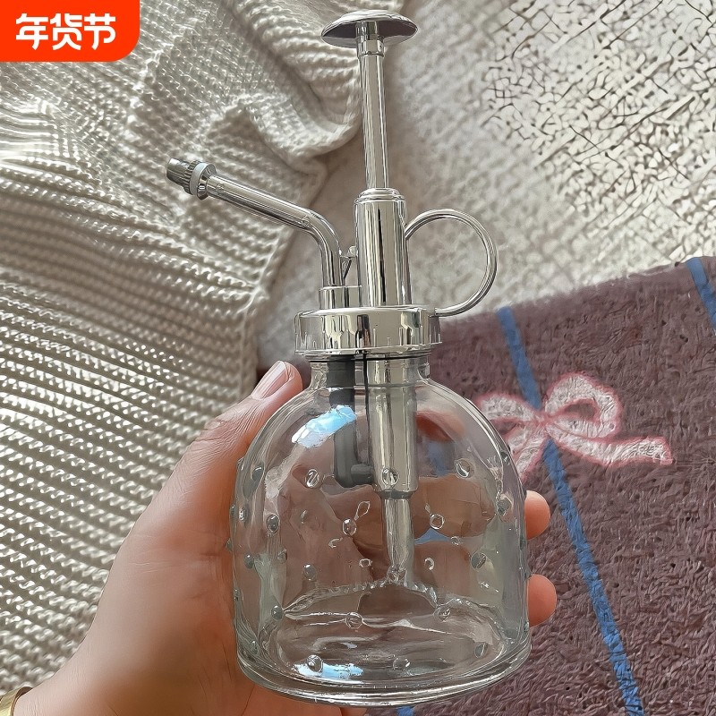 喷壶气压式浇水壶家用浇花多肉玻璃小型超细雾消毒专用复古洒水壶,鲜花速递/花卉仿真/绿植园艺,洒水/浇水壶,淘宝优惠券,粉丝福利购,淘宝优惠卷
