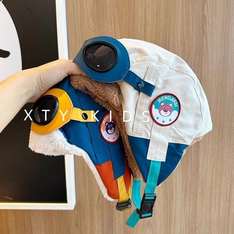 帽子男童秋冬儿童雷锋棉帽飞行员东北防寒大男孩护耳滑雪冬天痞帅