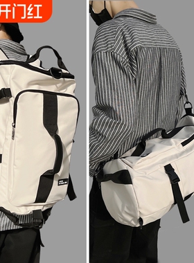 多功能旅行双肩包大容量斜挎包男健身行李背包出差旅游大学生书包